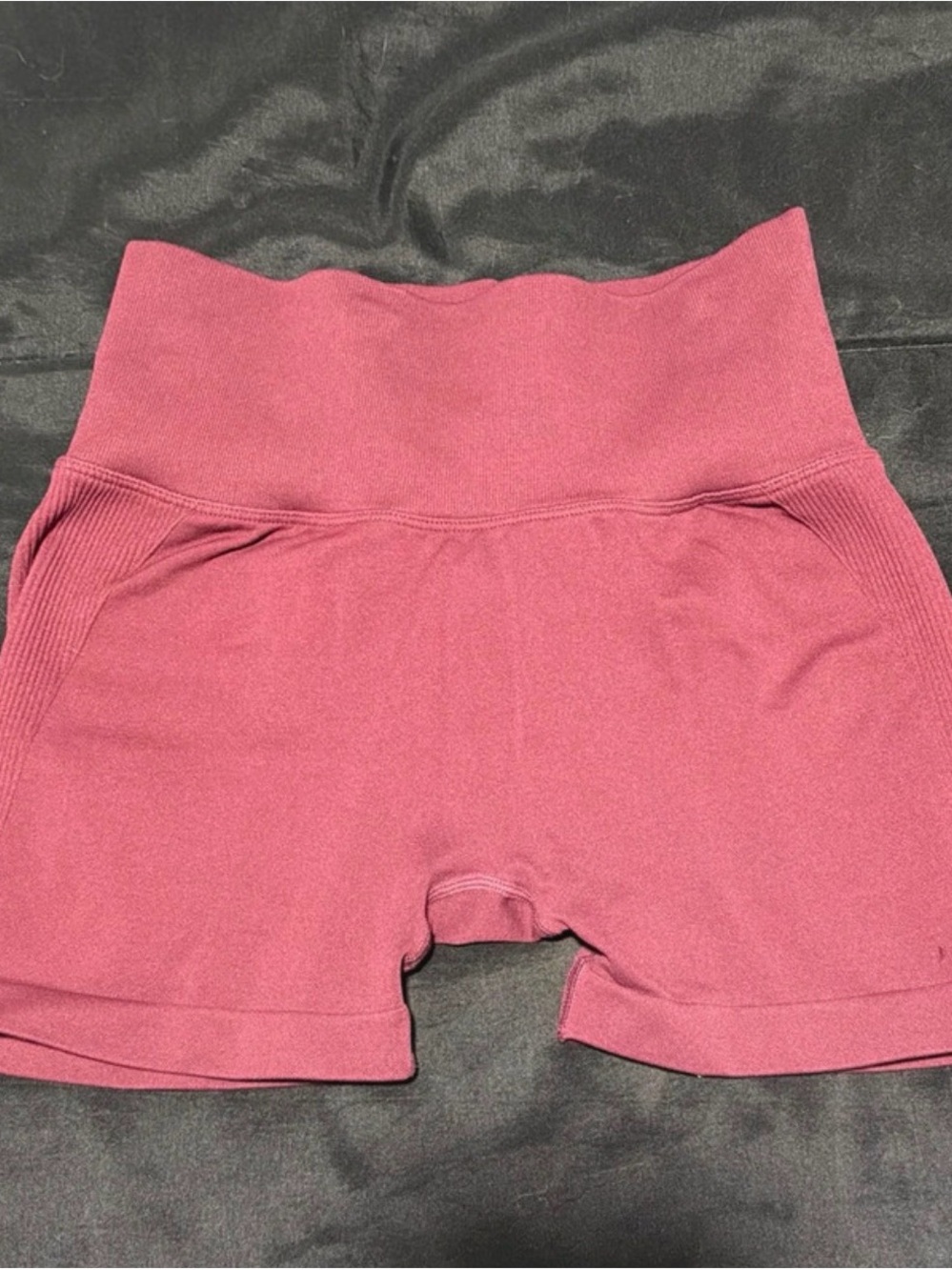 Amazon Women's High-Waist Athletic Shorts - Rose Pink